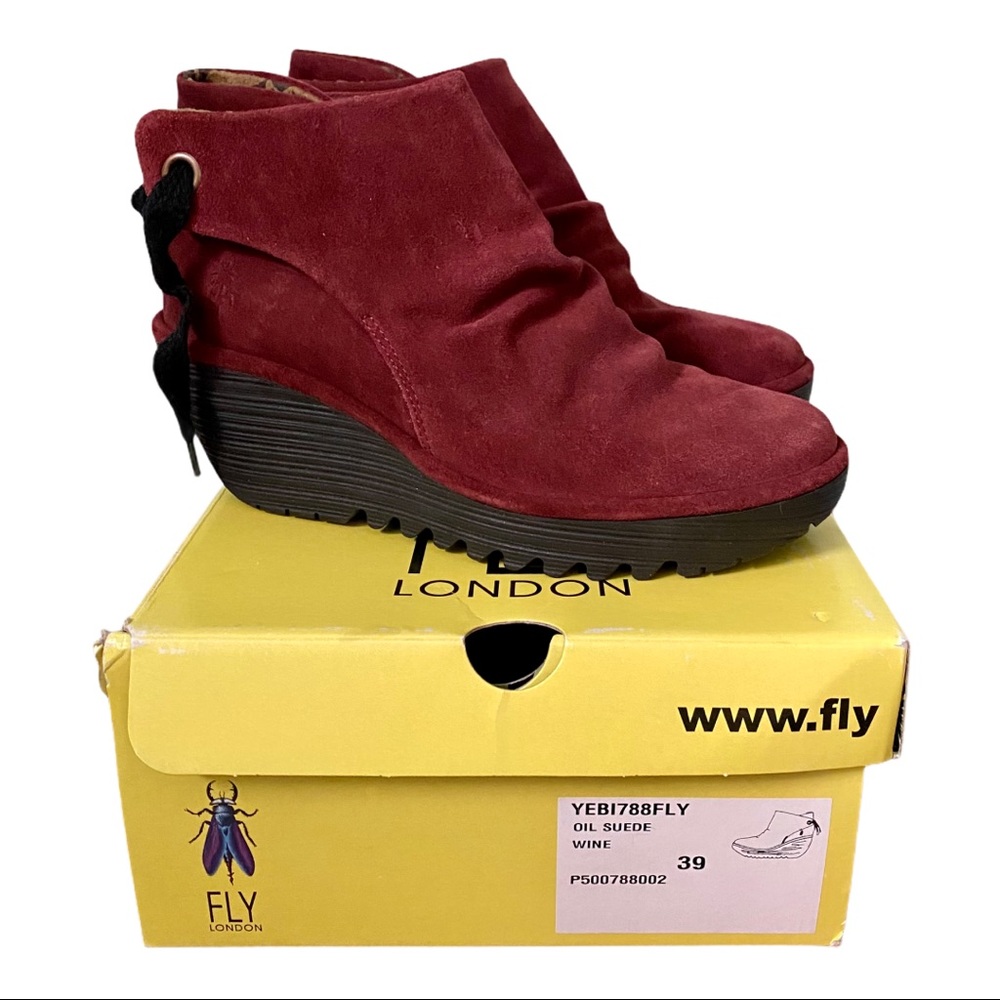 Fly London Yebi Suede Ankle Booties